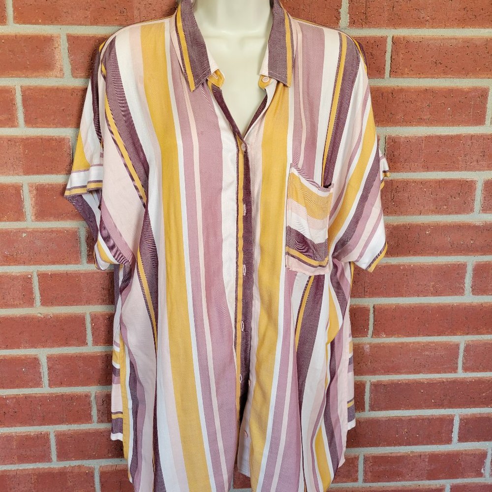 a.n.a. brand button down shirt #54